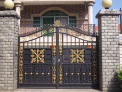 鐵藝大門,小區鐵藝大門