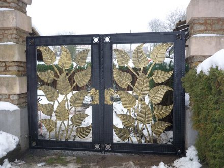 定做別墅大門廠家T02庭院門